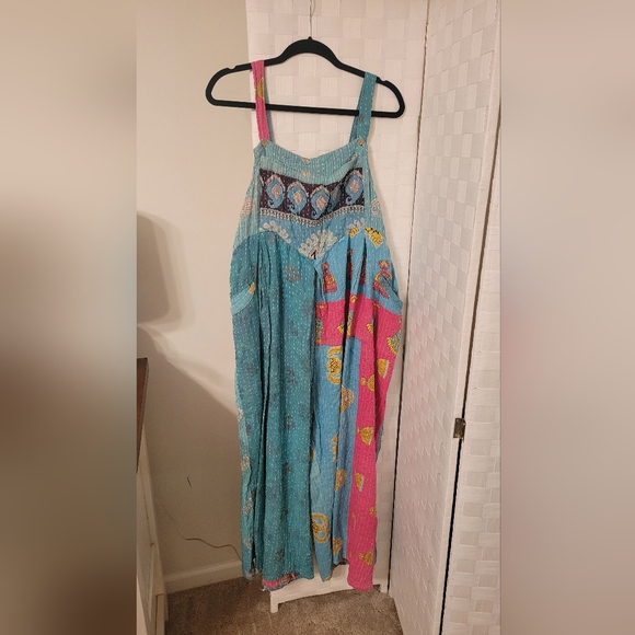 Kantha Bae Cotton Bib Jumpsuit - Picture 2 of 8